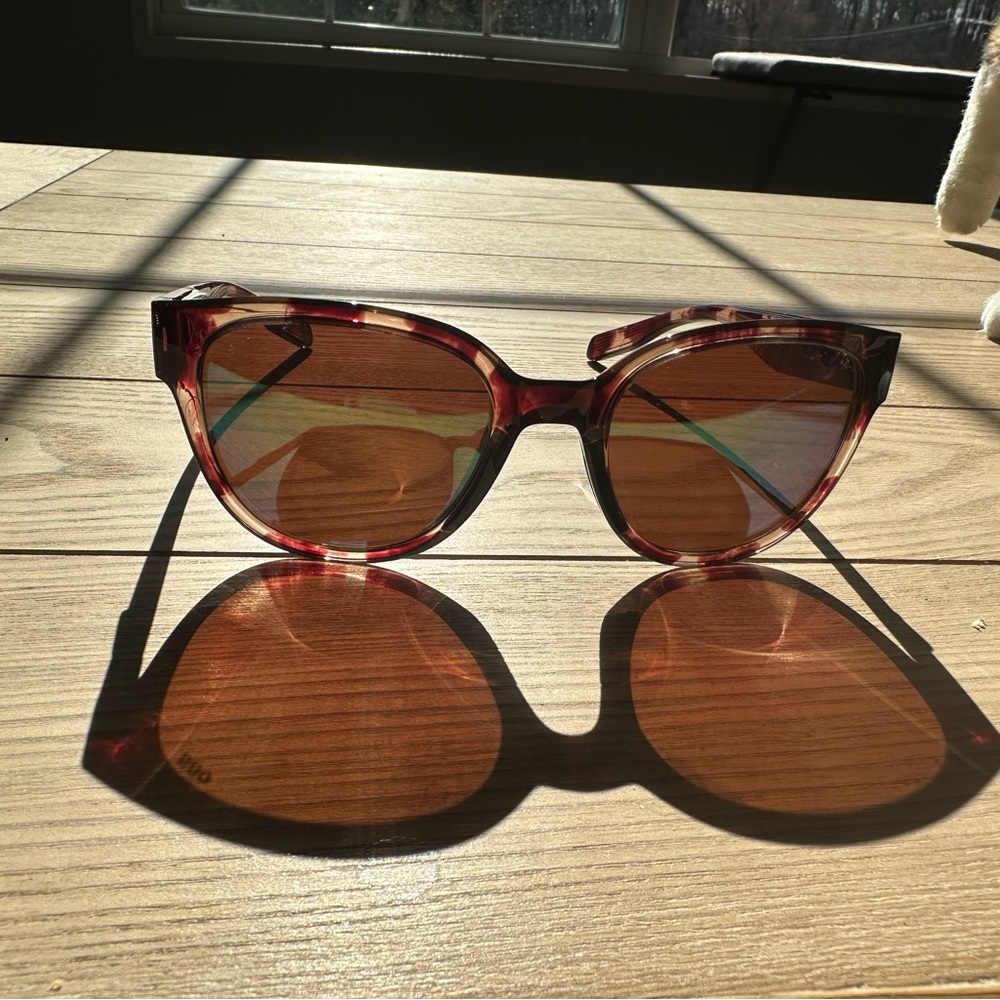 Costa Salina frame with coral Tortoise Frame Sunglasses with Brown Lenses